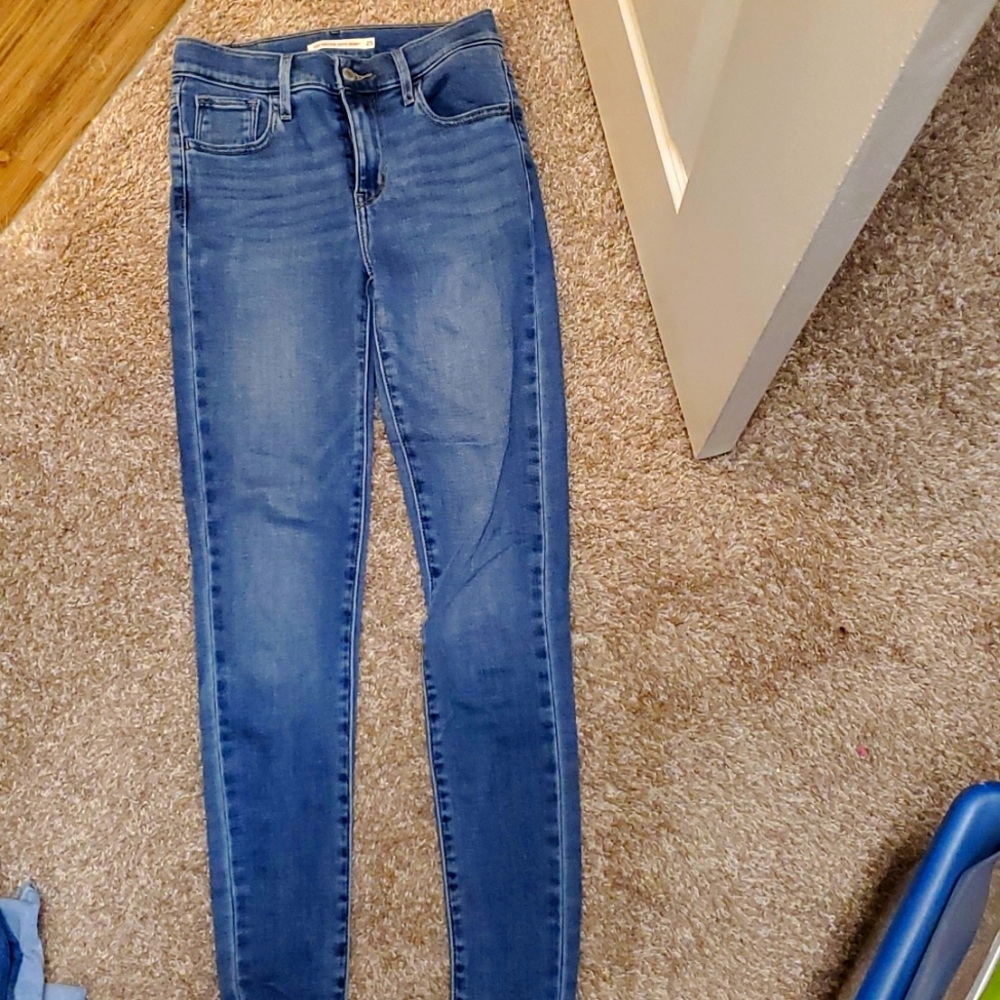 Levi's 720 high rise super skinny jeans size 25